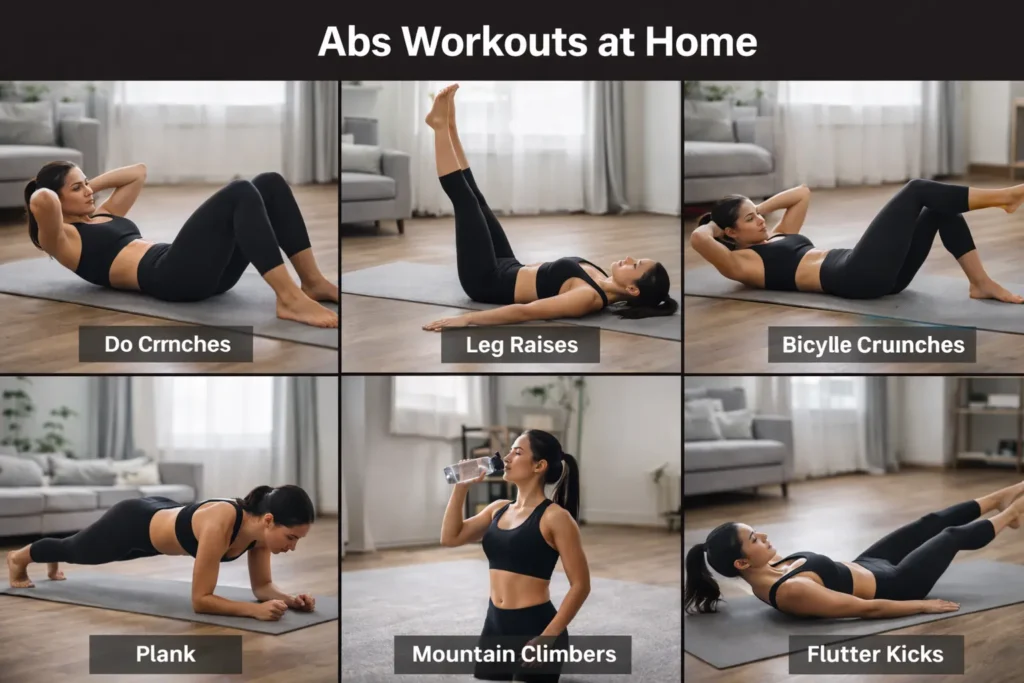 How to get six-pack abs at Home
