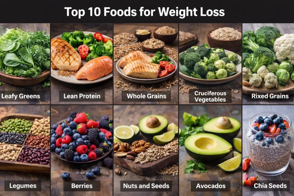 Top 10 Foods for Weight Loss
