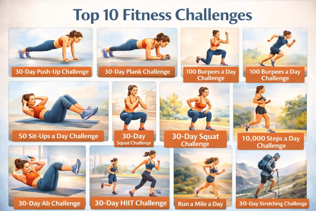 Top 10 Fitness Challenges in the world